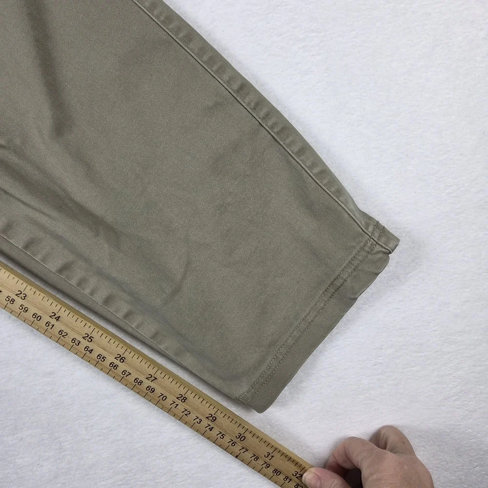 BYLT Stretch Cotton Chino Pant Lot (2) Men's Sz 40x30 Beige Blue Stretch Comfort